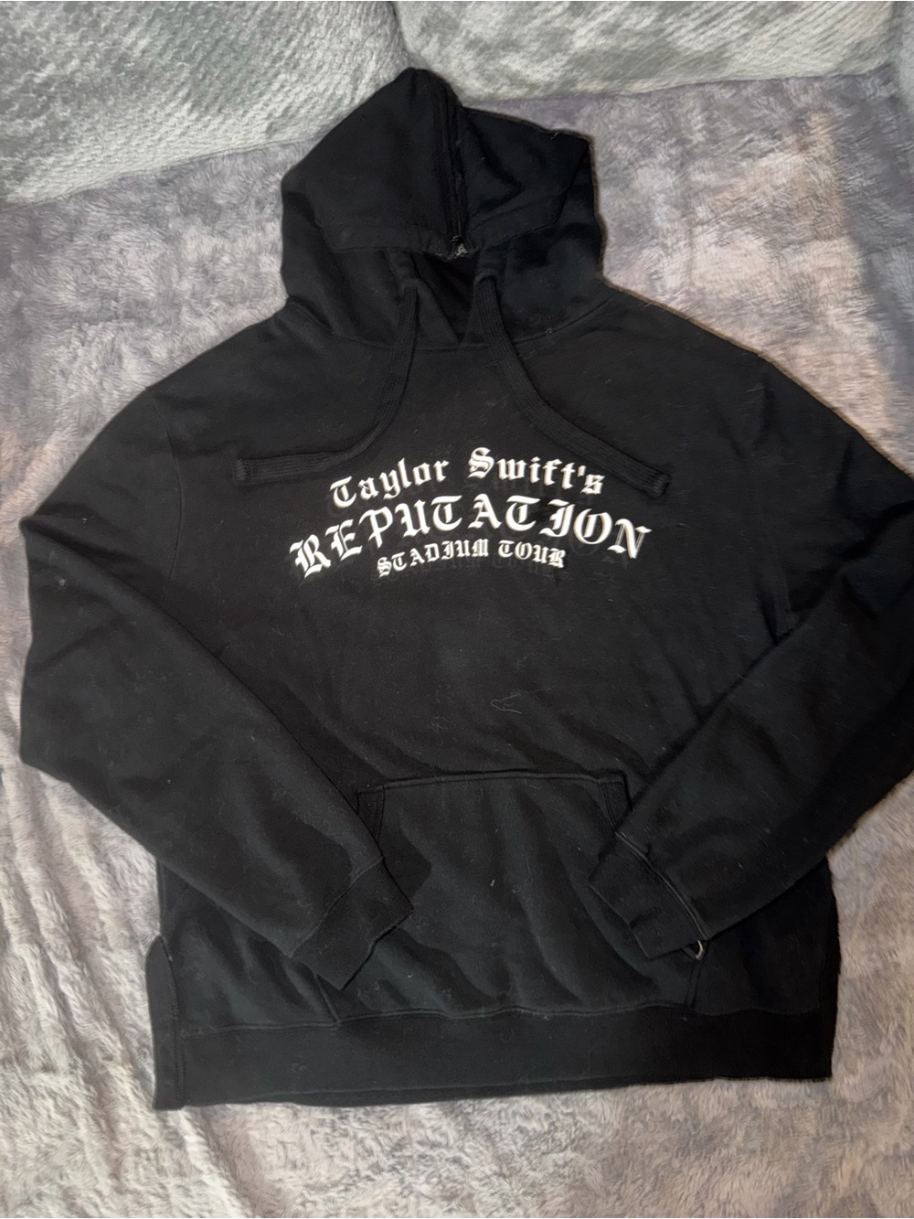 Taylor Swift Black 'Reputation' tour Hooded Sweatshirt